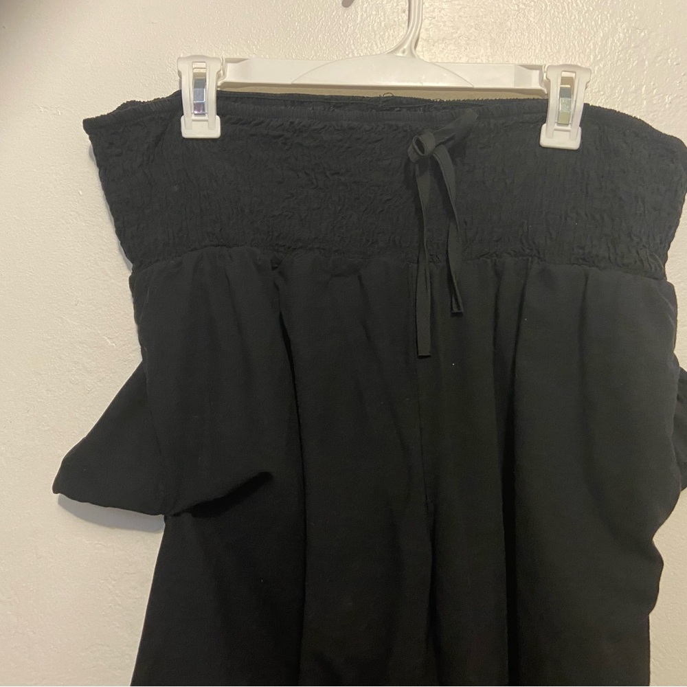 Maternity: Black stretch Waist Pants (2XL-fits like XL)